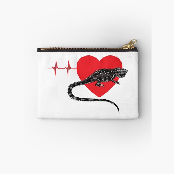 Item preview, Red heart pulse iguana | Gift for iguana lover | Iguana keeper designed and sold by OleeVO.