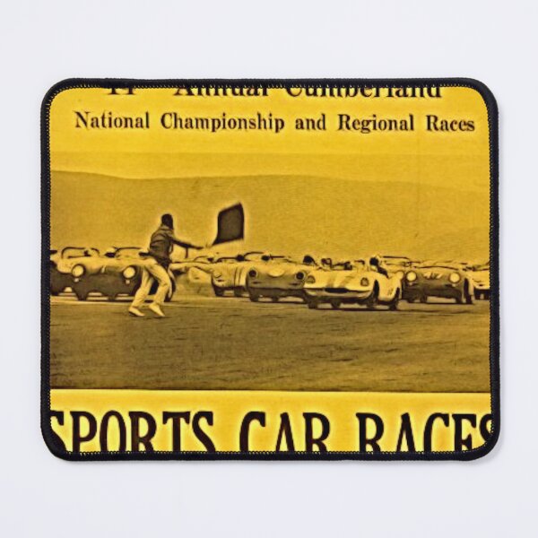 Item preview, Cumberland 1966 Sports Car Race Poster - Classic Vintage Racing Art designed and sold by Road To Track.