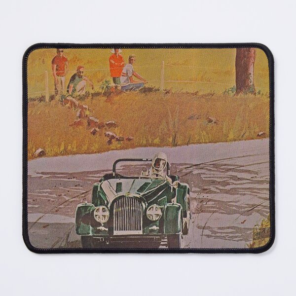 Item preview, Vintage British Sports Car Road Trip Art Print – Classic Retro Racing Illustration designed and sold by Road To Track.