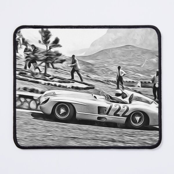 Item preview, Mercedes Benz 300 SLR Stirling Moss 1955 Mille Miglia Racing Poster designed and sold by Road To Track.