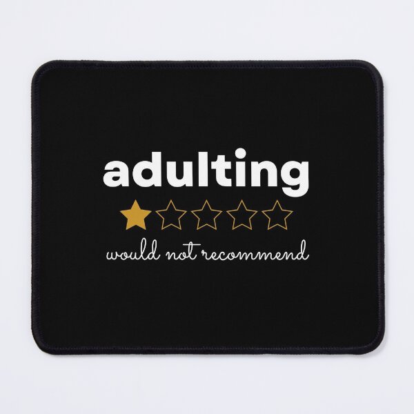 Item preview, Adulting Would Not Recommend designed and sold by HappyClover.