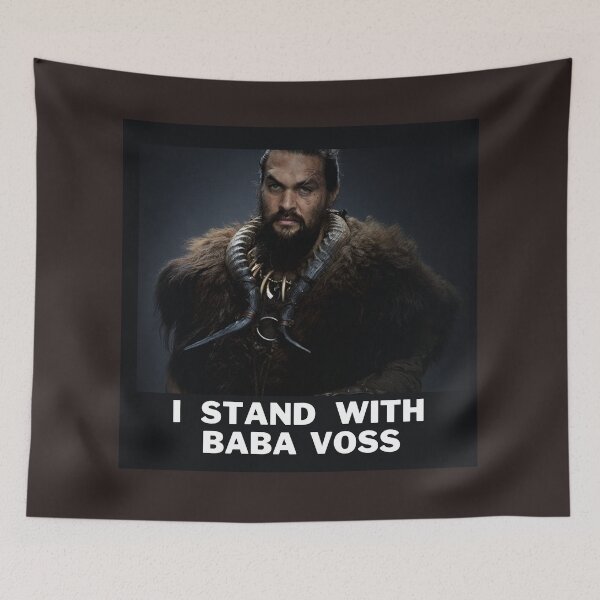 Item preview, SEE-" I STAND WITH BABA VOSS"-JASON MOMOA  BRANDED T-SHIRTS , STICKERS AND POSTERS designed and sold by Designerstown.