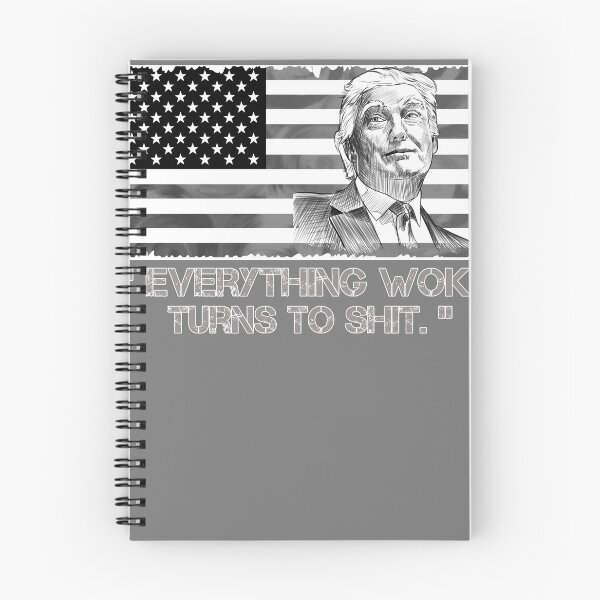 Item preview, Funny Trump "Everything Woke Turns to Shit." DJT designed and sold by SarahMohanad.