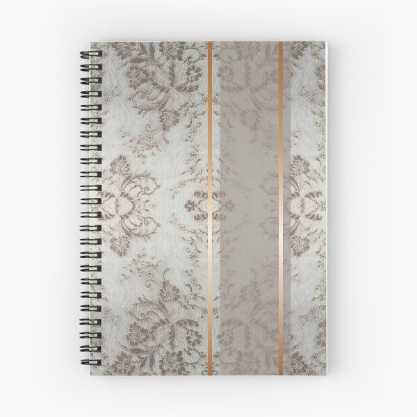 Item preview, Chic Beige Gold Minimal Geometric Floral Lace Pattern designed and sold by LaceySkies.