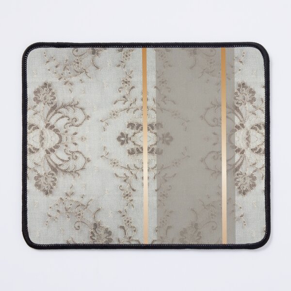 Item preview, Chic Beige Gold Minimal Geometric Floral Lace Pattern designed and sold by LaceySkies.