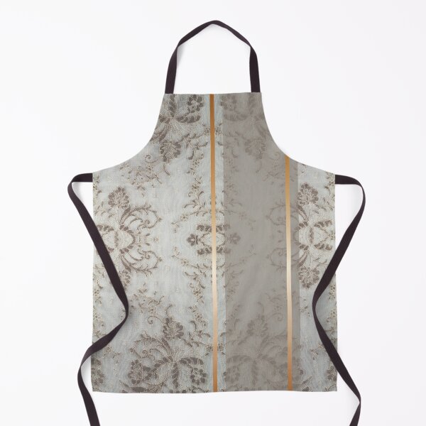 Item preview, Chic Beige Gold Minimal Geometric Floral Lace Pattern designed and sold by LaceySkies.
