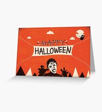 Weeping Angel - Halloween Card Greeting Card