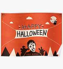 Weeping Angel - Halloween Card Poster