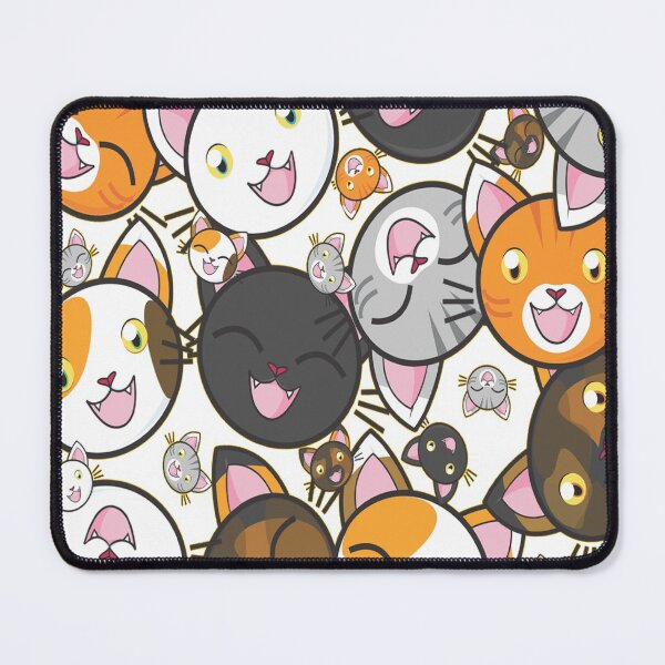 Item preview, popcat click | fluffy white cat vector art designed and sold by Vibe Vault.