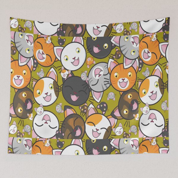 Item preview, popcat click | fluffy white cat vector art designed and sold by Vibe Vault.