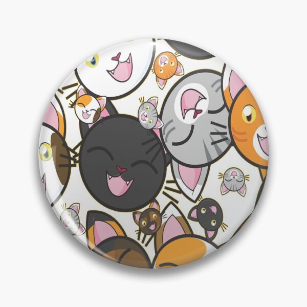 Item preview, popcat click | fluffy white cat vector art designed and sold by Vibe Vault.