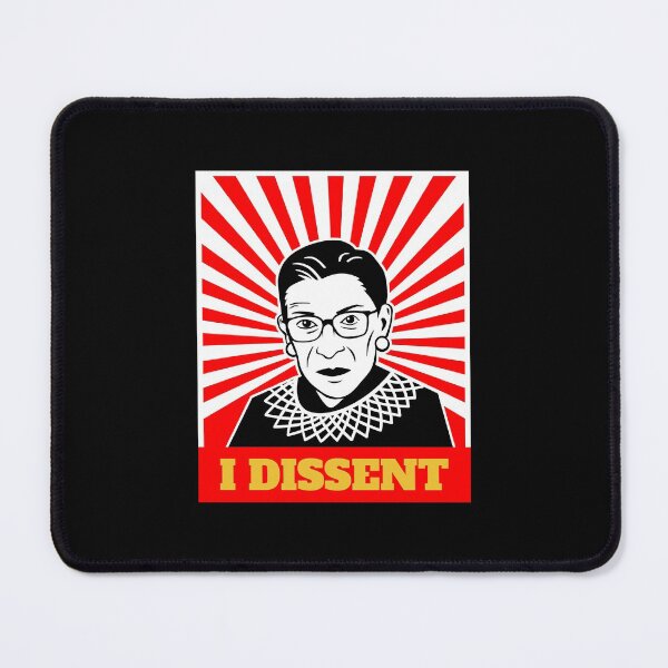Item preview, Ruth Bader Ginsburg (RBG) dice que disiento (estilo rojo brillante) designed and sold by friendlyspoon.
