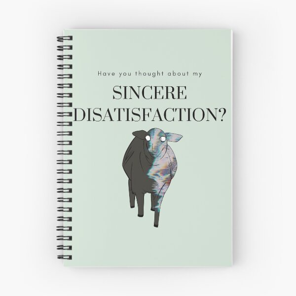 Item preview, Sincere Disatisfaction Surreal Funny Broken Translation designed and sold by raspberry-tea.