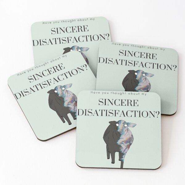 Item preview, Sincere Disatisfaction Surreal Funny Broken Translation designed and sold by raspberry-tea.