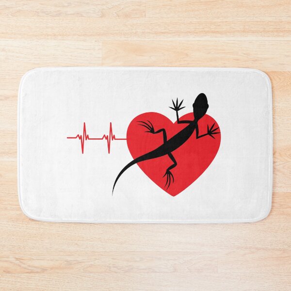 Item preview, Red heart pulse lizard | gift for lizard lover | Lizard keeper designed and sold by OleeVO.