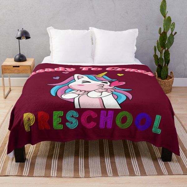 Item preview, Ready To Crush Preschool With A Cute Unicorn Blowing Hearts designed and sold by Olhado.