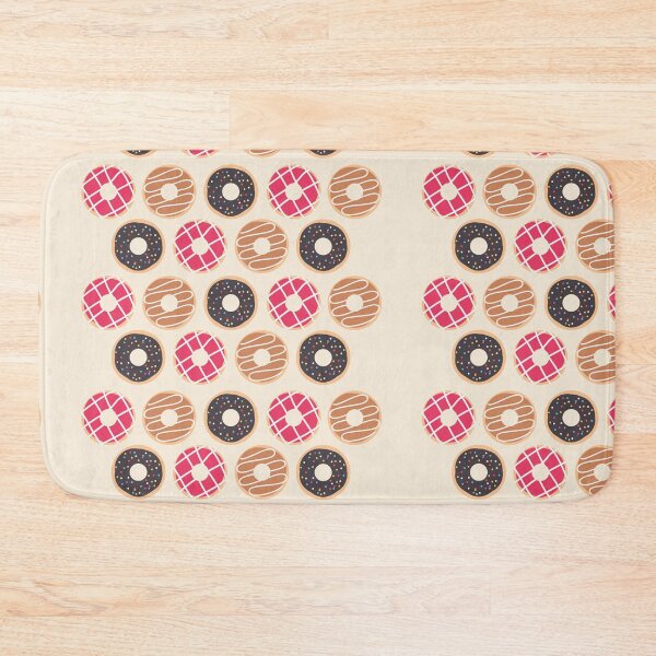 Item preview, Colorful Doughnuts. Food Pattern. Peach aesthetic designed and sold by TheGoToStore.