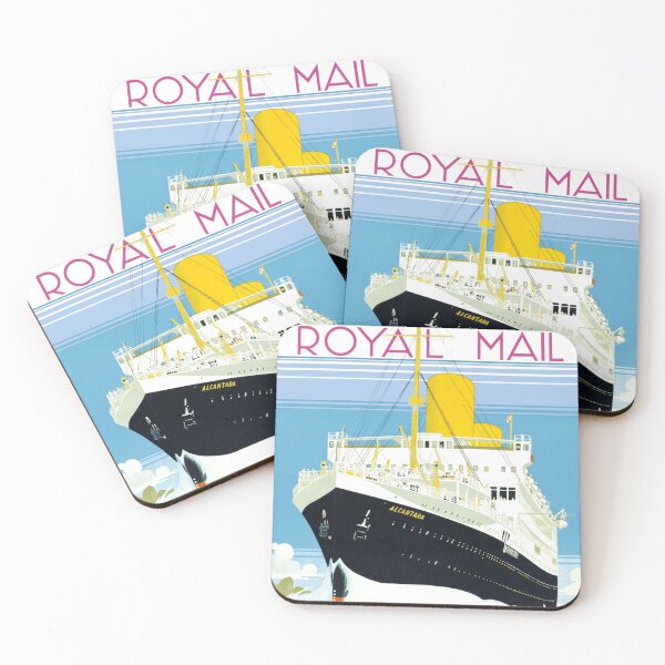 Item preview, VINTAGE ROYAL MAIL TRAVEL POSTER designed and sold by Madjack Tees Kiwi SuperStore.