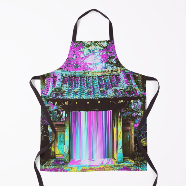 Item preview, Japanese Traditional Archway Vaporwave Glitch Art 01 Japan designed and sold by glitchhub.