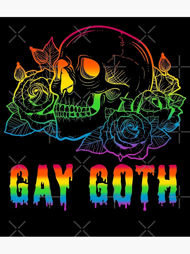 Gothic Pride LGBTQ Rainbow Skull Leggings Size - Depop