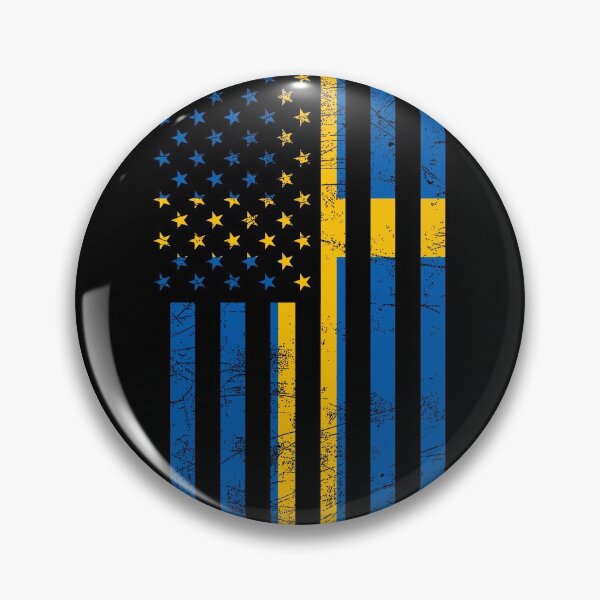 Item preview, Sweden America flag designed and sold by Mila1946.