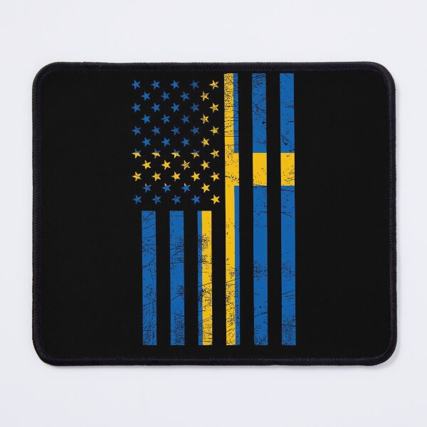 Item preview, Sweden America flag designed and sold by Mila1946.