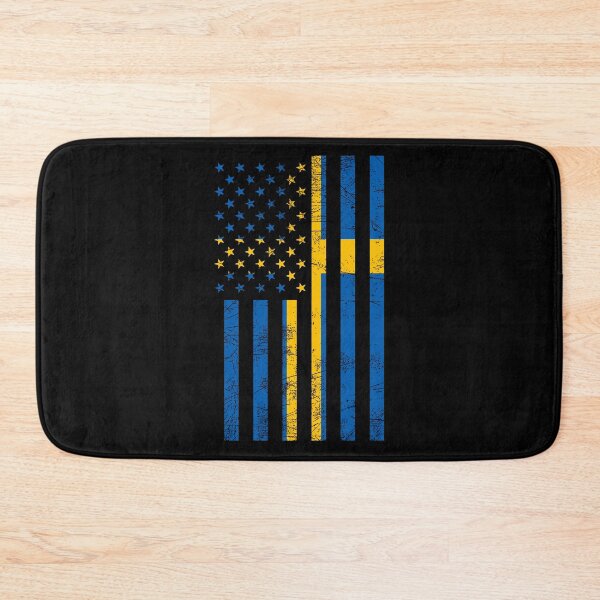 Item preview, Sweden America flag designed and sold by Mila1946.