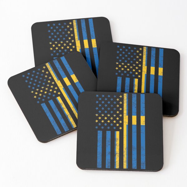 Item preview, Sweden America flag designed and sold by Mila1946.