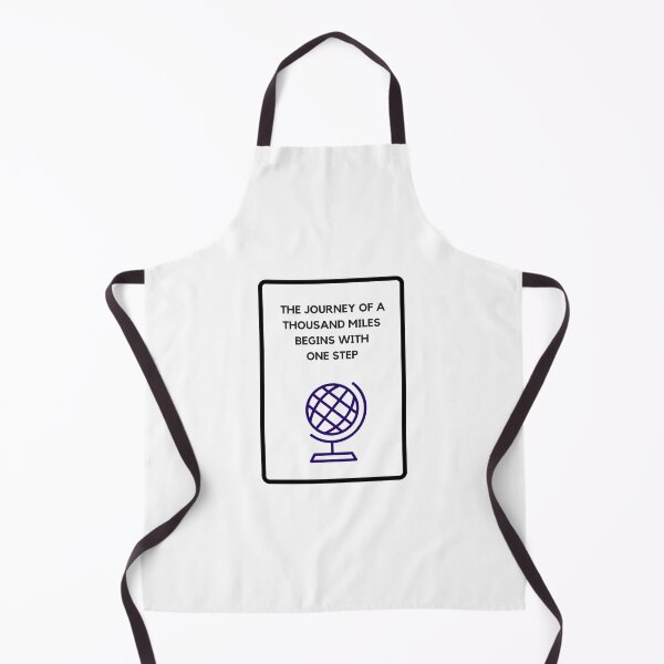 Item preview, THE JOURNEY OF A THOUSAND MILES BEGINS WITH ONE STEP  designed and sold by Inspirationmotivation.
