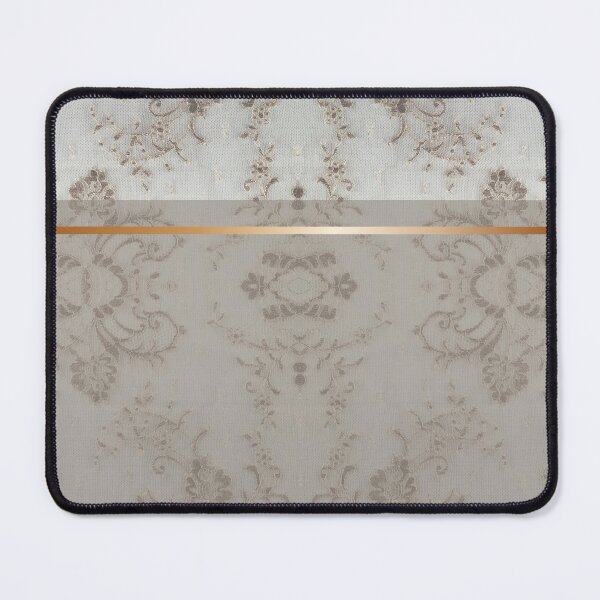 Artikelvorschau, Chic Beige Gold Minimal Geometric Floral Lace Pattern entworfen und verkauft von LaceySkies.