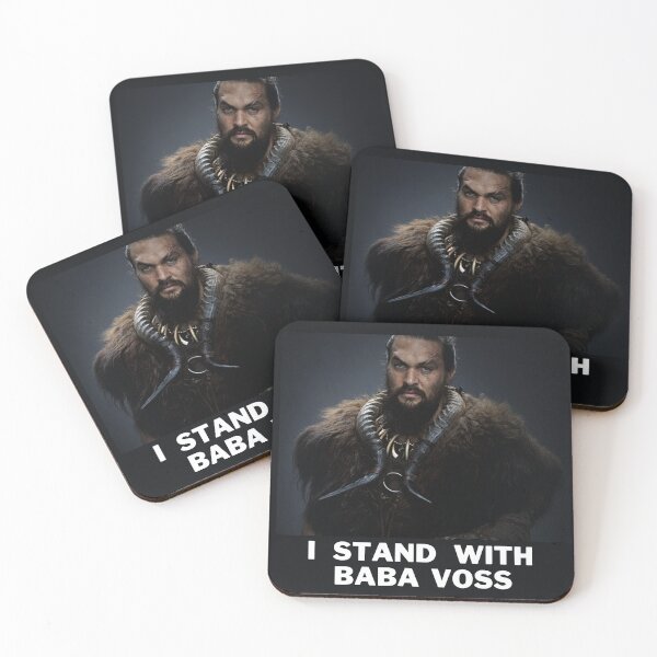 Item preview, SEE-" I STAND WITH BABA VOSS"-JASON MOMOA  BRANDED T-SHIRTS , STICKERS AND POSTERS designed and sold by Designerstown.