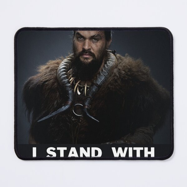Item preview, SEE-" I STAND WITH BABA VOSS"-JASON MOMOA  BRANDED T-SHIRTS , STICKERS AND POSTERS designed and sold by Designerstown.