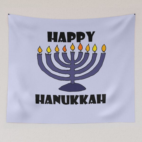 Item preview, Cute Menorah Happy Hanukkah Cartoon designed and sold by Nature's Fancy.