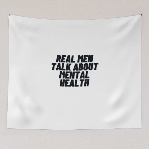 Item preview, Real men Talk About Mental Health designed and sold by Cubezz.