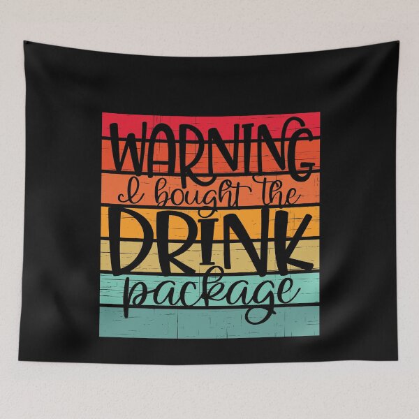 Item preview, Cruise Ship Drink Package Destressed Gift Gift designed and sold by fungear.
