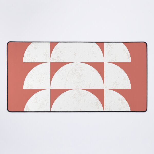 Item preview, Terracotta Retro Mid Century Modern Geometrical Abstract designed and sold by Inogitna Designs.