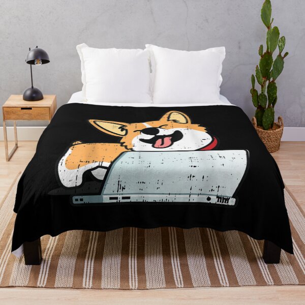 Item preview,  Welsh Corgi Computer Lover Gift designed and sold by dlouise22.