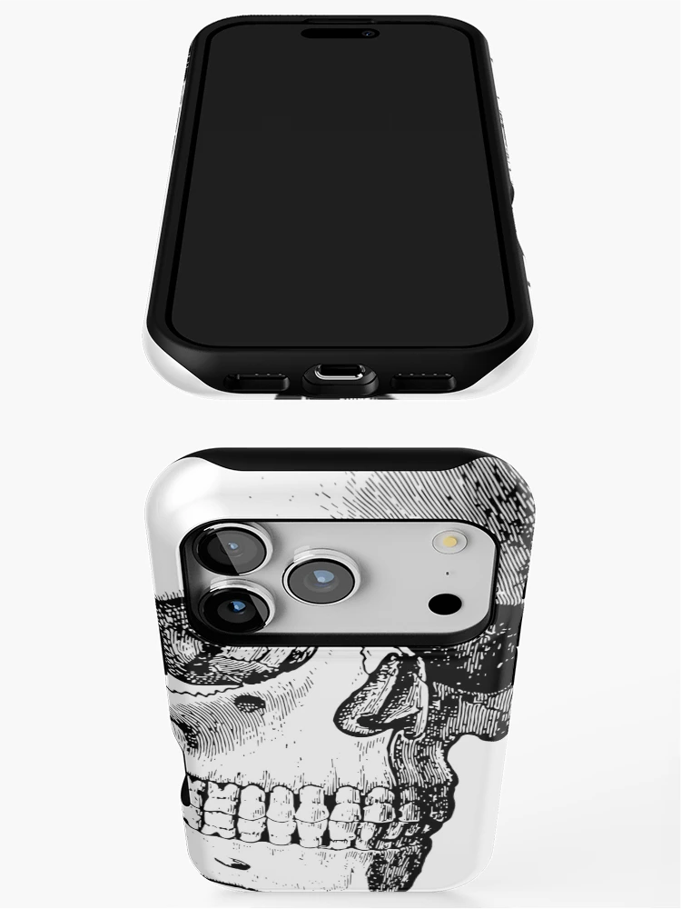 Thumbnail 3 of 4, iPhone Case, Skull [Roufxis-Rb] designed and sold by RoufXis.