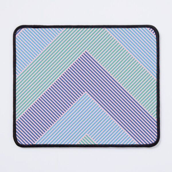 Item preview, Chevron Zigzag Stripes Retro Blue Lines designed and sold by Inogitna Designs.