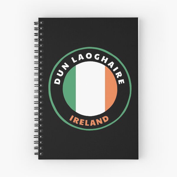 Item preview, Dun Laoghaire Ireland - IE Badge with an Irish Flag Roundlet designed and sold by palmettodigital.