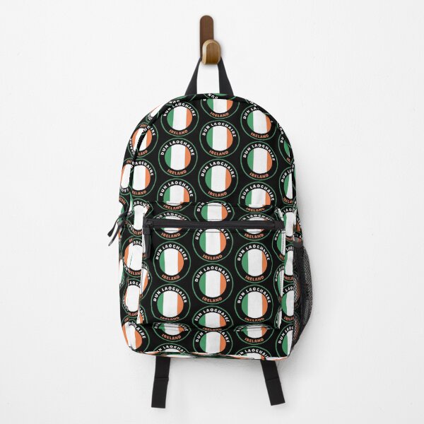 Item preview, Dun Laoghaire Ireland - IE Badge with an Irish Flag Roundlet designed and sold by palmettodigital.