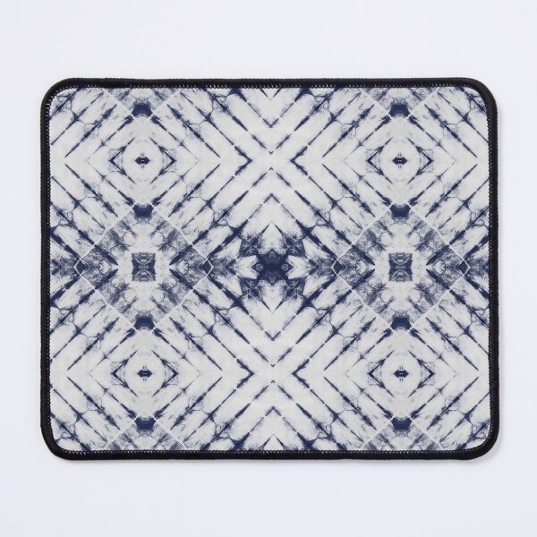 Item preview, Dark Blue Summer Tie Dye Batik Wax Tie Die Print designed and sold by paperandfrill.