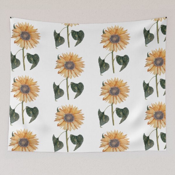 Item preview, Cute Sunflower Pun - yellow pattern designed and sold by LoomLight.
