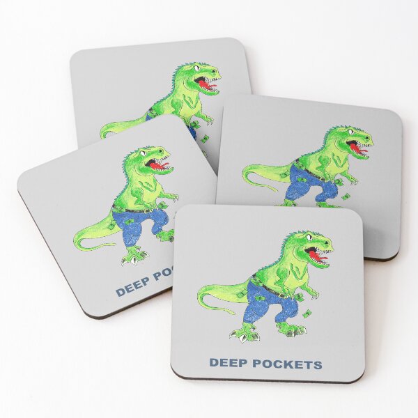Item preview, Short Arms And Deep Pockets Fun TRex Illustration   designed and sold by taiche.