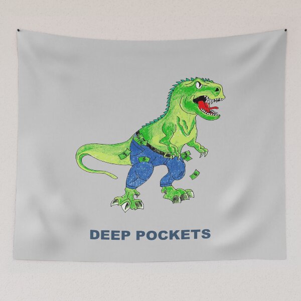 Item preview, Short Arms And Deep Pockets Fun TRex Illustration   designed and sold by taiche.