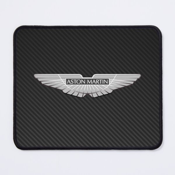 Artikelvorschau, Aston Martin Logo on Carbon Background entworfen und verkauft von Road To Track.