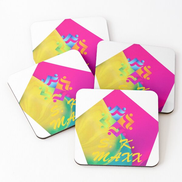Item preview, Artistic  neon color brand logo pattern  designed and sold by SKMAXX.