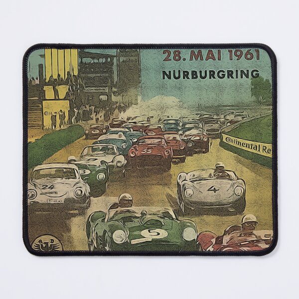 Item preview, 1000 Kilometer Race Germany Poster – Classic Endurance Racing Art designed and sold by Road To Track.