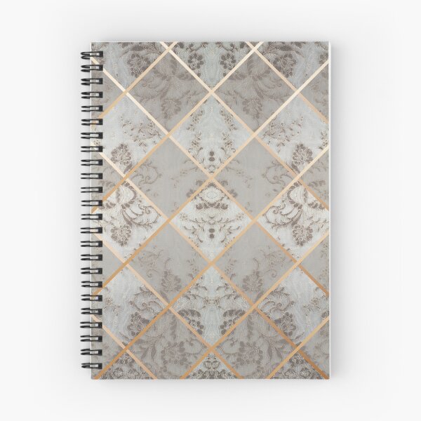 Item preview, Chic Beige Gold Minimal Geometric Floral Lace Pattern designed and sold by LaceySkies.