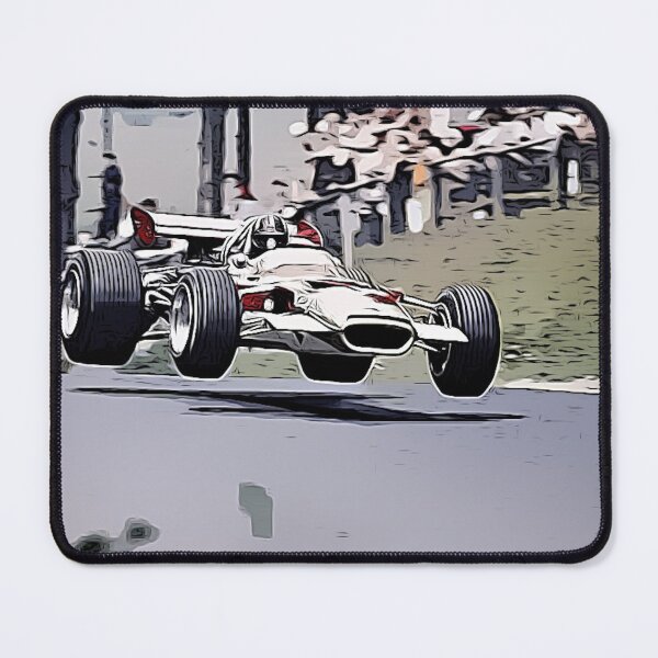 Item preview, Ferrari F1 Nordschleife Jump Poster – Epic Green Hell Racing Art designed and sold by Road To Track.